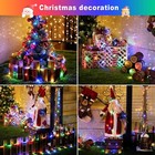 300 Led 2pk Solar Fairy String Light Copper Wire Outdoor Waterproof Garden Decor