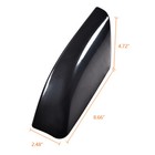 Roof Rails Rack End Cover Shell 4pcs Fit For Toyota 4runner N210 2003-2009-black