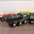 Imaginarium 101312 Wooden Train Engine   Car Lot Of 5 Compatible W   Thomas Brio