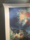 Rare Vintage 1984  olympic Night  Charles Boyer Signed Disneyland Lithograph  Tn