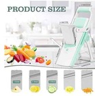 Safe Mandoline Slicer 5 In 1 Vegetable Chopper Food Potato Cutter Adjustable