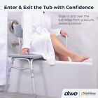Drive Medical 12011kd-1 Tub Transfer Bench For Bathtub  Height Adjustable Shower