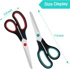 Scissors  2 Pack 7 5 Inch Scissors For Office And Home  Scissors All Purpose    