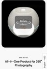 Orange Monkie Foldio 360 Lighted Shooting Dome W  Turntable New Tarrif Prepaid