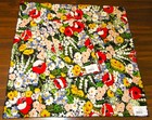 Vintage Napkin Set Of 4 Vera Bradley Poppy Fields Pattern Retired 1990 s Unused