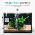 Nano Silent Aquarium Air Pump Super Quiet For Up To 10 Gallon Tanks Black