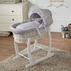 Luxury Baby Wicker Moses Basket Full Set With Stand