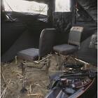 Hunting Blind Chair 360 Degree Silent Swivel Folding Legs Padded Back 300-denier