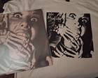 Manny Tapes Vol 1  Misfits-style Horror Punk Screen-printed Tan Tee L T-shirt