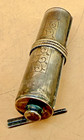Japanese Meiji - Taisho Silver   Gold Bonbonniere Box - Scroll