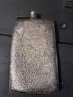 Antique Ps Co Hand Hammered Metal Hip Flask 18 Oz Prohibition Vintage 2801