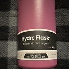 Hydro Flask 40oz Wide Mouth Water Bottle Pink  Vacuum Insulated  W40cfs677