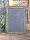 Early Antique School Slate Chalk Board Green Milk Paint