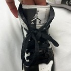 Nike Air Jordan 1 High Mid Homage Black White Split Basketball Shoes Youth Sz 5y