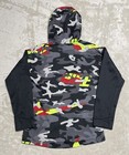 Nike Hoodie Kids Medium Multicolor Dri-fit Camo Thermal Pullover Sweatshirt