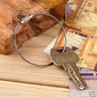 Larger Size 8 5  Open Stainless Steel Wire Cable Key Chain Keyring Gift Usseller