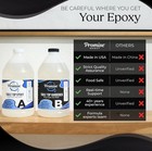 Promise Epoxy - 1 Gallon Kit Of Crystal Clear Table Top Epoxy Resin