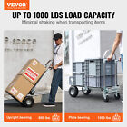 Aluminum Hand Truck 2 In 1 Folding Dolly Cart 1000 Lbs Capacity Heavy Duty