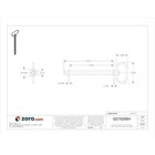 Zoro Select U39666 050 0575 Cotterless Hitch Pin  1 2 In Dia  5-3 4 In Usable 