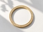 Yellow Gp Cz Bezel For Midsize Rolex Datejust 6824 68000 68273 78243 78273 31mm