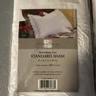 Vtg Battenburg Lace Eyelet Pillow Sham White Standard Granny Cottage 20 X 26 Lot