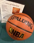 Klay Thompson Signed Spalding Basketball Auto Silver Ink Jsa Loa Warriors
