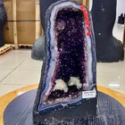 25 74lb Large Natural Amethyst Geode Cathedral Crystal Cluster Specimen Healing 
