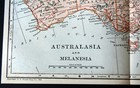 1921 Antique Original 11  Map Australasia Melanesia Australia Papua New Zealand