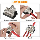 3way Distribution Block Car Audio Power Wire Splitter 1 0 Gauge In 3 4 Gauge Out