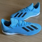 Nwot Adidas X 19 3 In - Bright Cyan Indoor Soccer Shoes Size 11 5