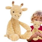 Jellycat Rolie Polie Giraffe Soft Plush Toy Stuffed Animal Doll With Tags   Bag