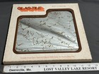 1979 Vtg Box 6 Hoyne Glas-tile 12  X 12  Mirror Wall Ceiling Tiles Gold Vein 221