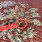Vintage Footstool Floral Needlepoint Upholstery Victorian Coquette Leg Pad Feet