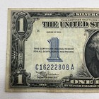 1934 Series Us  1 Silver Certificate Blue Seal Circulated Note C16222808a