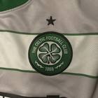 Nike Dri Fit The Celtic Football Club Soccer Jersey Green Stripes 