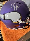 Vikings Justin Jefferson Signed Full Size Authentic Helmet Bas Coa