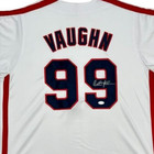 Charlie Sheen Ricky Vaughn Signed Autographed Jersey Jsa Authenticated