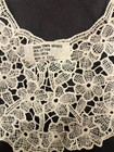 Vintage White Crochet Lace Collar
