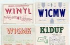 14 Different Qsl Cards From Massachusetts In The 1950 s