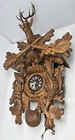 Vtg Cuckoo Clock Large Switzerland Thorens Edelweiss Happy Wanderer Tested Works