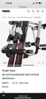 Thule Tram Ski And Snowboard Rack Vertical Aluminium