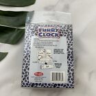Vintage Y2k Fuzzy Desk Table Clock New Blue Dog Animal Ears Plush Cute Decor