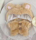 Labubu Cute Teddy Bear Costume  Clothes  doll Not Included 