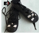 Irish Black Leather Dance Shoes soft Lightweight Unisex Dance Footwear 