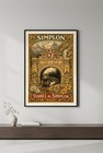      Simplon Tunnel Du Simplon Vintage Travel Poster - 2x3 Print - 200gsm Paper       