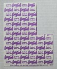 Vintage 90s Lisa Frank Bubble Gum Machine Stickers Sheet