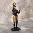 Thoth Egyptian God Of Knowledge Black Gold Resin Polystone Statue