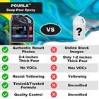 Deep Pour Epoxy Resin  2 To 4 Inch Pour Depth  Bubble Free  Super Clear