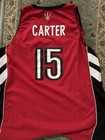 Nike Team Mens Xl Toronto Raptors Vince Carter Red No 15 Vintage Jersey