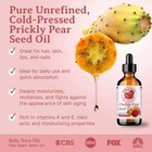 Natural Cold-pressed Prickly Pear Oil 100  Pure Skin Care Anti-aging Face